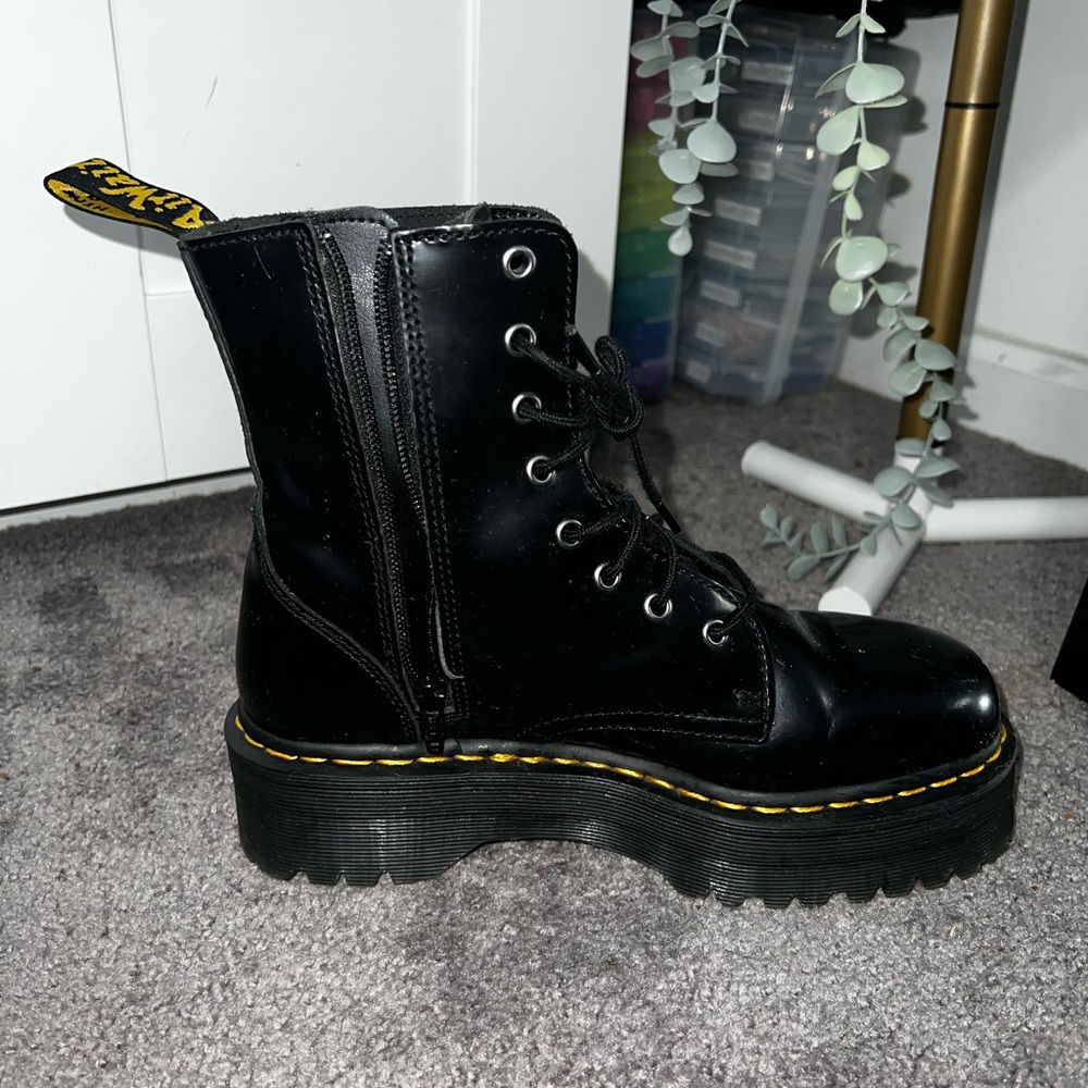 Dr. Martens platforms. Size women's 8.